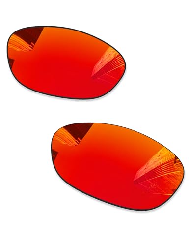 Combine8 Ploarized Replacement Lenses for Oakley Straight Jacket 2007 Sunglass - Fire Red