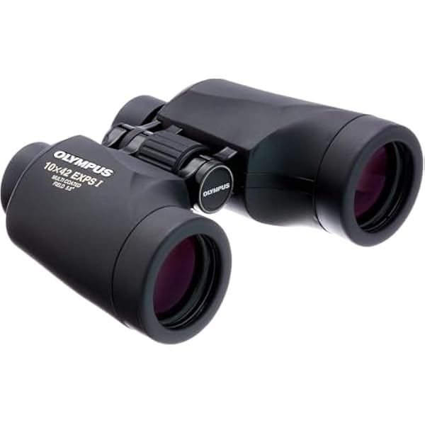 Olympus 10x42 EXPSI Lornetka do obserwacji przyrody, outdooru i obserwacji ptaków – wysoka jakość obrazu, prizmaty BaK-4, wielowarstwowo powlekane soczewki, ergonomiczny projekt, z torbą