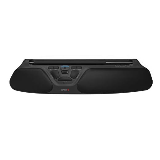 Contour Design RollerMouse Free3 - Wireless Ergonomic Mouse for Laptop and Desktop Computer Use - Reach-Free Ambidextrous Computer Mouse - Mac & PC Compatible