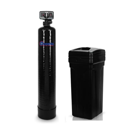 Whole House Water Softener System w/Metered Valve for 1-3 Bathroom Home 9" x 48" | 32,000 Grain | 1 cubic ft
