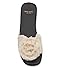 kate spade new york Women's Fashion Flat Sandal, Cream/Black, 7.5
