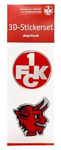 1. FC Kaiserslautern 3D Logo & Teufel 2er Set