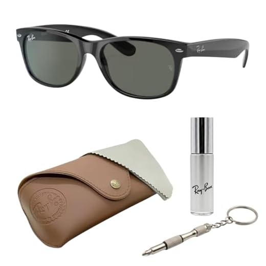 Ray-Ban Rb2132F Óculos De Sol Wayfarer Classic Square Para Homens E Mulheres - Óculos De Sol Clássicos Atemporais Com Elegância Moderna - Proteção Uv Premium - Óculos De Sol De Grife Masculinos E F