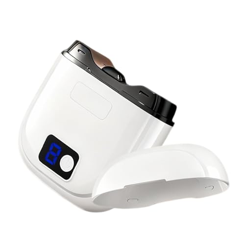 3 in 1 Tagliaunghie Elettrico, 2025 Nuovo Tagliaunghie Automatico con 3 Velocità Regolabile, Taglia Unghie Funzion e Lucidante con Luce LED, Ricarica USB, Basso rumore per Neonati Adulti Anziani