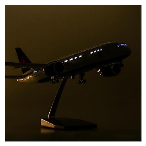 Avión de Resina escala 1/130 con iluminación y tren de aterrizaje