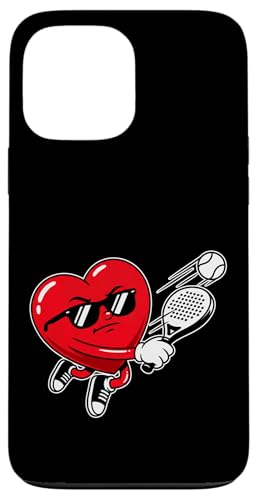 Love Padel ���킢���o�����^�C���f�[�n�[�g �X�}�z�P�[�X iPhone 13 Pro Max �p