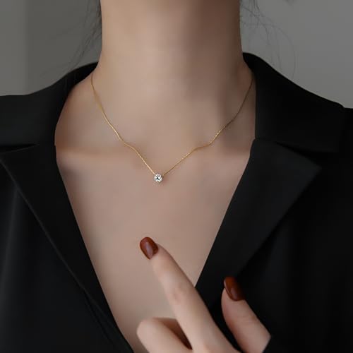 Image of Korean Fashion Dainty Necklace for Women and girls | Anti-Tarnish Chain with Elegant Pendant | Stylish & Trendy Everyday Wear Jewelry