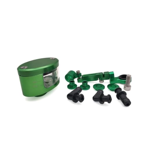 Réservoir de liquide de frein moto en alu vert pour Kawasaki Ninja support de coupe d'huile
