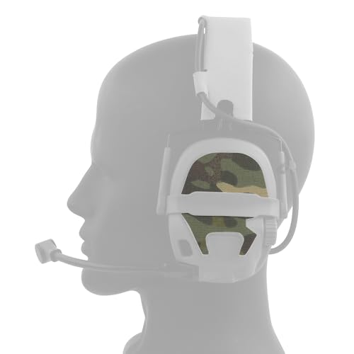 Image of Next Gen Hook & Loop Panels + Fuzz Cover Set compatible with Ops-Core AMP Headsets