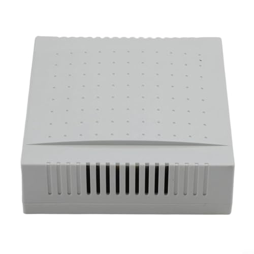 Durashmall Panel de timbre de puerta de hotel 220 V con cable con sonido Din Don transparente y material ignífugo ABS PC adecuado para hoteles, villas, oficinas y hogares, blanco 108 x 108 x