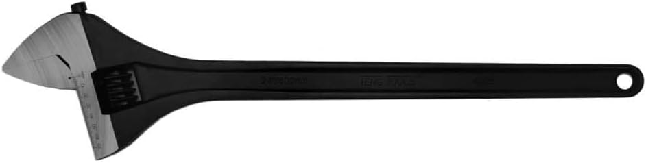 Teng Tools 12 Inch Industrial Adjustable Wrench With Graduated Scale - 4005