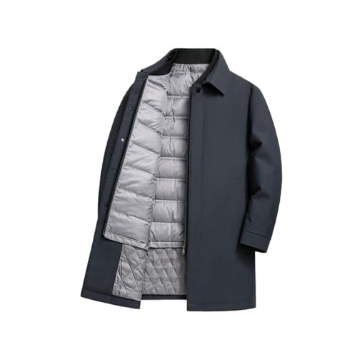 Veste d'hiver mi-longue pour homme aux finitions haut de gamme