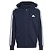 Produktbild adidas Herren Essentials French Terry 3-Stripes Full-Zip Hoodie, Legend Ink/White, L