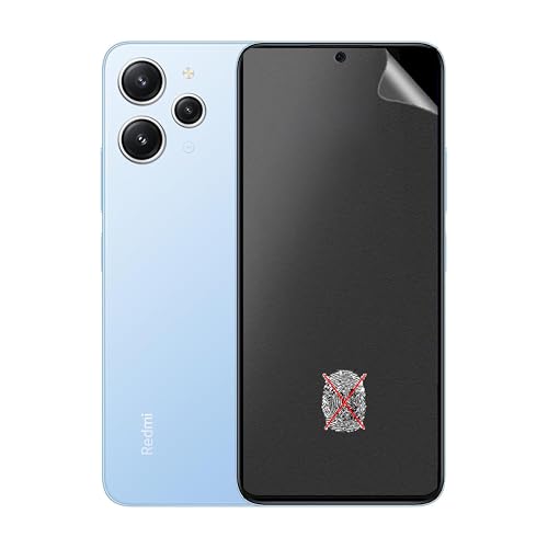 SRSRROP 【3pcs】 Película hidrogel mate Prevención de huellas dactilares para Xiaomi 12/12X (6.28'), Protector de pantalla tpu flexible y de alta sensibilidad [antirreflejos/anti-huellas]