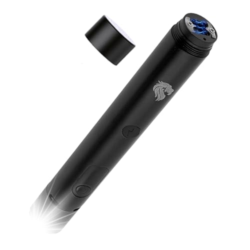 Odds Shifter's DefenPro 32,000,000 Stun Pen Stun Gun for Self Defense Tactical Stun Pen with USB Rechargeable, Battery Indicator, Durable Clip, Compact and Concealable for Protection (Black 2.0)