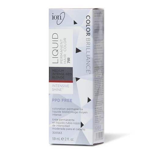 ion 7IR Medium Intense Red Blonde Permanent Liquid Hair Color