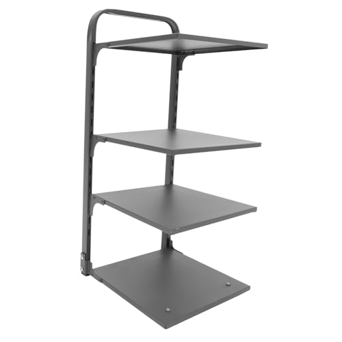 Ciieeo Foldable Carbon Steel Kitchen Pan Organizer Rack for Cabinet and Countertop Rust-resistant Pot Storage with Large Capacity Space-saving Draining Pot Rack for Kitchen Utensils and