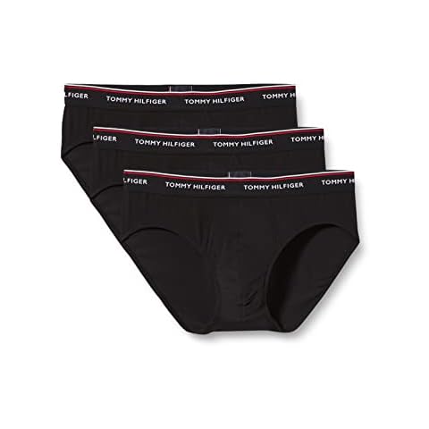 Tommy Hilfiger Herren 3p Brief Slip Schwarz Cover