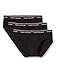 Produktbild Tommy Hilfiger Herren 3er-Pack Slips aus 95% Bio-Baumwolle mit Stretch, Nachhaltig, Unterhosen mit Elastikbund, Unterwäsche Männer, Briefs, Schwarz, L