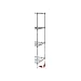 METRO Super Adjustable Super Erecta Chrome-Plated Shelf Post with Feet 74" high 74P