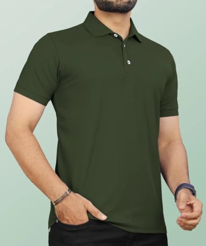 Image of T-Shirt | T-Shirt for Men | Regular Fit Polo T Shirt for Men | Casual T Shirt for Men | Men's T Shirt | Men's T Shirts Stylish | Half Sleeve T Shirt