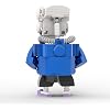 Sans Building Block Set, Game Undertale Monster Skeleton Figure Model Birthday Gift for Kids (185Pcs)