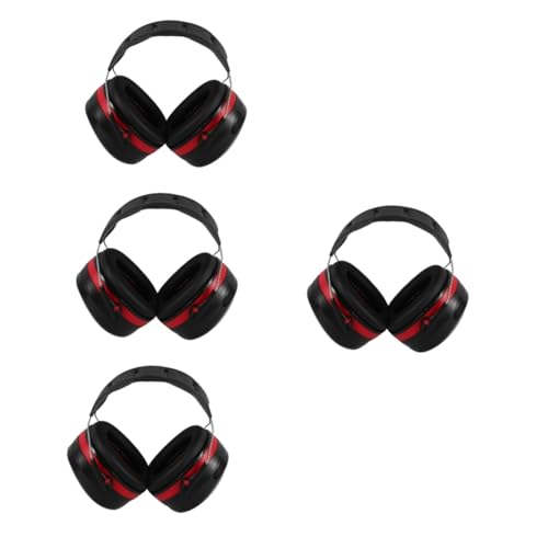 jojofuny 4pièces Casque Anti-bruit Earmuff Professionnel Pour Auditive Pour Travail Sommeil Bruyants Confort Optimal Sons Modèle Ergonomique Mousse De Qualité