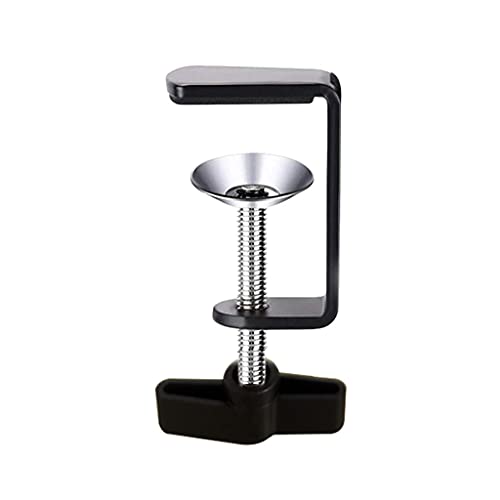 Cantilever Magnifier Desk Bracket Clamp Aluminium Alloy Fittings Metal Desk Clip Hose Microphone Stand Base C Shape Table Mount