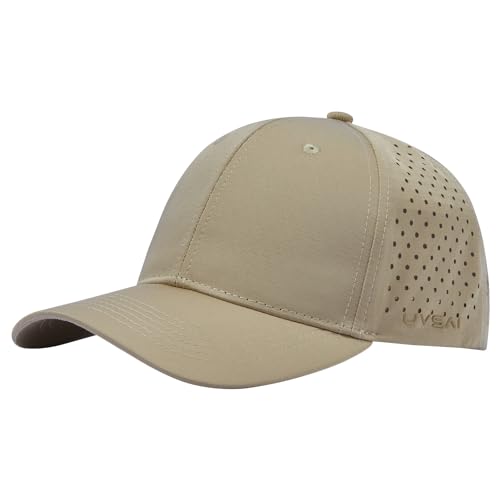 Image of UPF 50+ Performance Water Resistant Baseball Cap Lightweight Breathable Hat Golf Running Boat Hiking for Men Women
