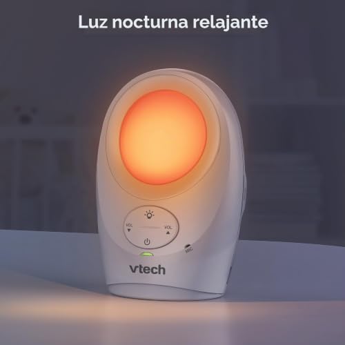 Miniatura 6 de Vtech Dm1211 Monitor De Audio Para Bebé, Largo Alcance, Monitor De Bebé Con Conversación Bidireccional, Pantalla De Nivel De Ruido, Sensor De Temperatura, Sonidos Relajantes, Clip Para Cinturón De