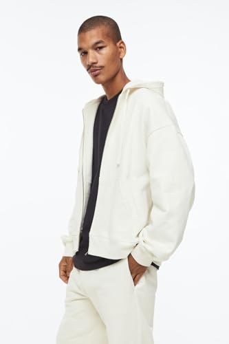 Image of Men's Hoodie for Winter Wear | Full Sleeves Casual Zipper Jacket | Oversized Hoody Cotton Blend