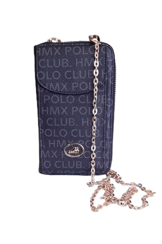 Beyaz Yan Çapraz Askılı Telefon Bölmeli Cüzdan Çanta Siyah