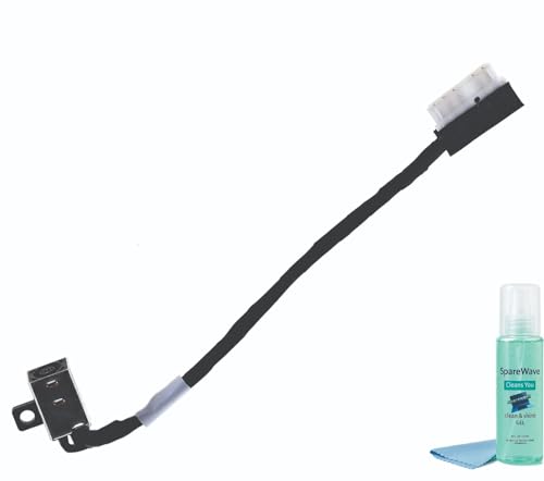 Image of DC Power Jack /DC Jack Compatible for Dell inspiron 3501 3502 3505 3593 5593 5594 Vostro 3500 3405 DC301015Q00 Laptop. Comes with Complimentary Laptop Clean & Shine Gel (Type 2)