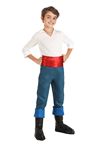 Fun Costumes Child Disneys The Little Mermaid Prince Eric Costume - Medium Indigo Red White