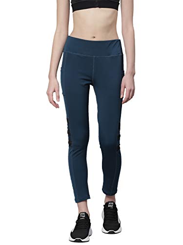 Image of CHKOKKO Women's High Rise Regular Fit Polyester Blend Sports Leggings (JSSTIGHT)