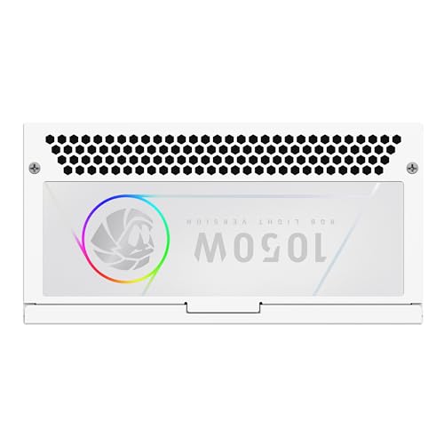 RGB 1050G WH Alimentatore PC 1050W Full Modulares, 80 Plus Gold, LLC + DC-DC, ARGB Sync, Condensatori giapponesi, ventola ARGB FDB da 140 mm, 9 funzioni di protezione - Alimentatore - Immagine 8