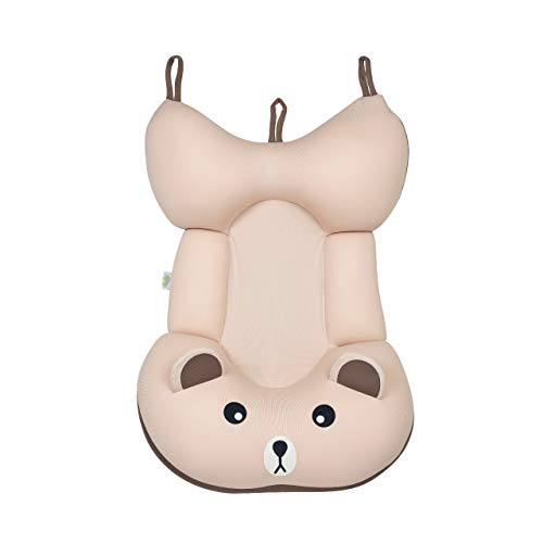 Almofada de Banho Urso Zeca - Tamanho P, Baby Pil, Marrom