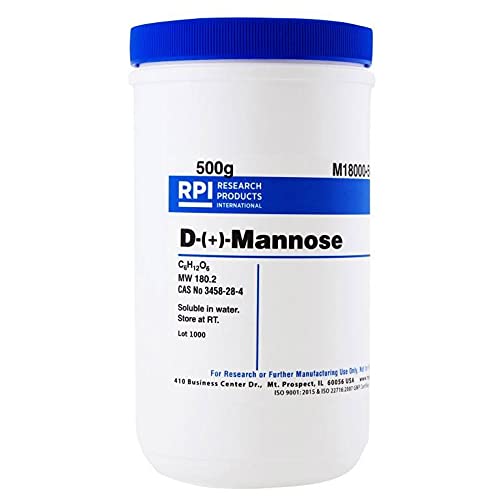 Research Products International D-(+)-Mannose, 500 Grams - RPI