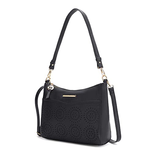 Image of MKF Collection Shoulder Bag for Women, Crossbody Vegan Leather Tote Top-Handle Hobo Handbag Purse
