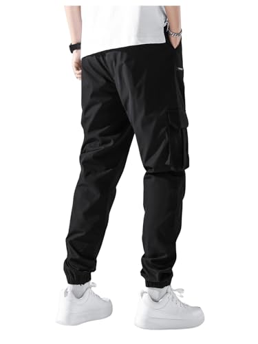 GORGLITTER Men's Cargo Joggers Casual Track Pant Techwear Workout Streetwear Sweatpants Trousers2