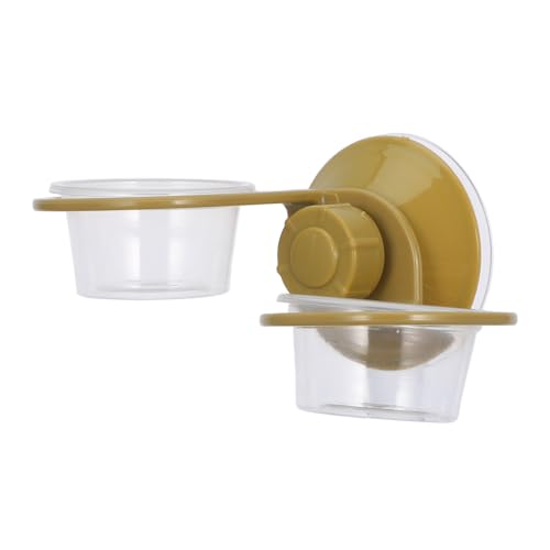 HAPINARY Hängender Reptiliennapf Multifunktionaler Wassernapf Praktischer Futterbecher Reptiliennapf Hängender Napf Wiederverwendbarer Becher Reptilienzubehör