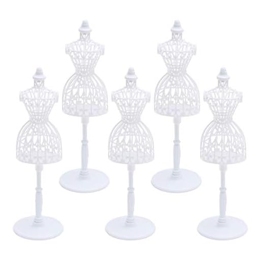 Manichini Mini Busto Vuoto 5PCS