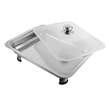 Plateau de buffet – disponible en taille, idéal pour servir de grandes portions de plats à des groupes, avec couvercles