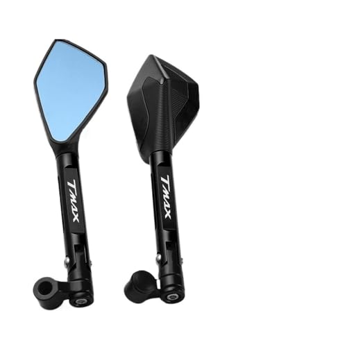 Espejos de moto en aluminio mecanizado CNC premium para Yamaha T-MAX 530