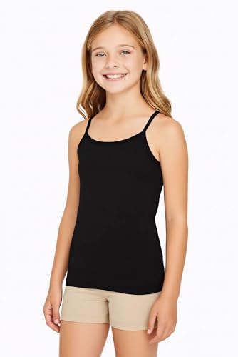 Image of Kurve Girl's Sleeveless Tank Top - Stretch Undershirts Cami Camisole, UV Protective Fabric, Rated UPF 50+ (Made in USA)