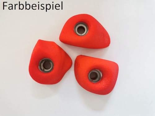 Prises d'escalade Tac accessoires de rechange en rouge vif - 2