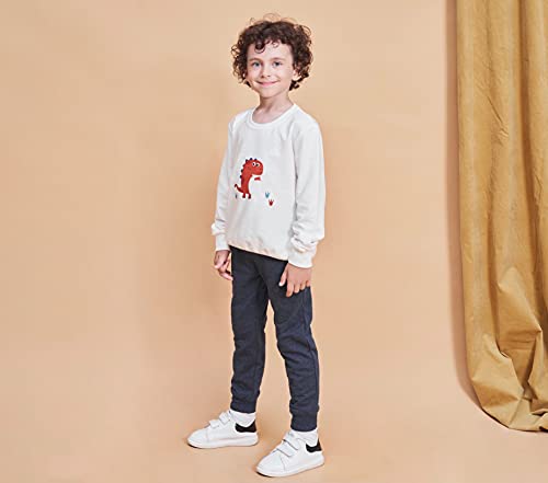 Image of Little Boys Jogger Pants Toddler Boys' Drawstring Elastic Waist Cotton Casual Sweatpants 1PC / 2 PCS Set