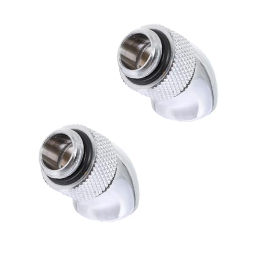 Adaptador de refrigeración líquida NUOBESTY codo de latón de 2 piezas para PC
