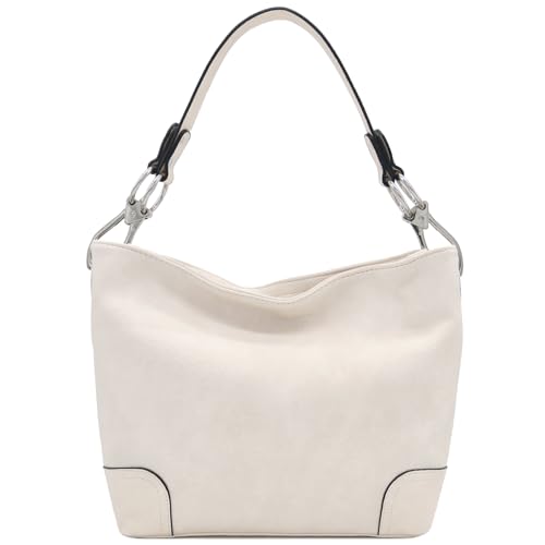 Image of Hobo Shoulder Bag with Big Snap Hook Hardware