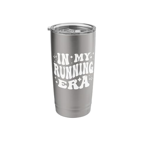 In My Running Era, Marathon Runner, Cross Country Track Run Stainless Steel Insulated Tumbler